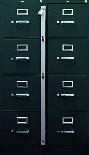ABUS File Bar, 46" Length for 4 Drawers, Gray