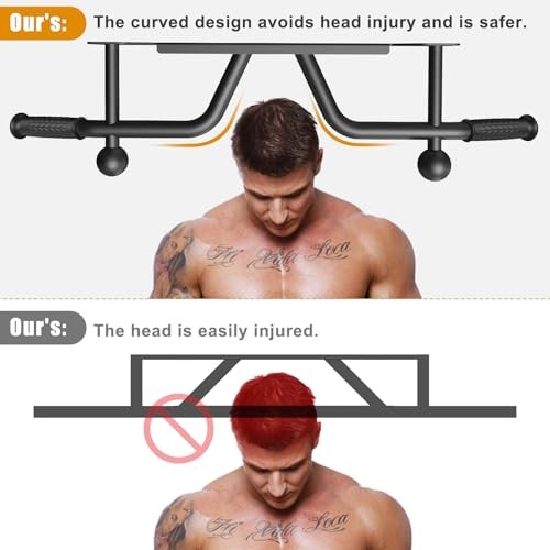 Heavy Duty Wall Mounted Doorway Pull Up B: 39" Wall Mount Pull Up Bar & Ball