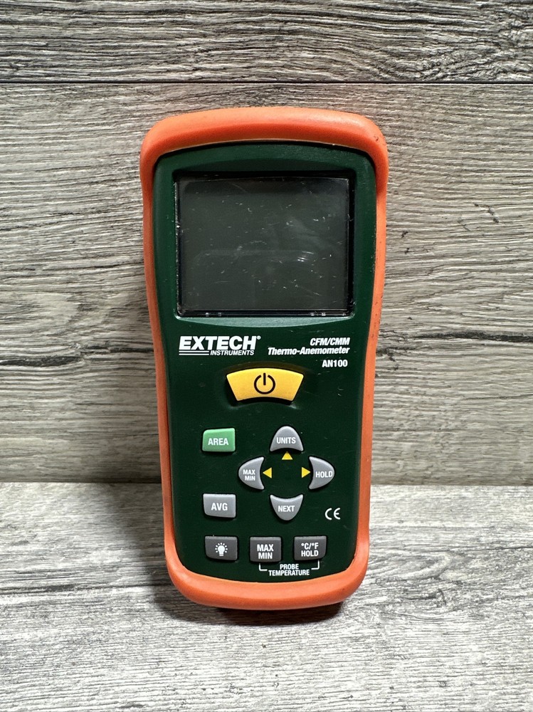 Extech Instruments CFM/CMM AN100 Thermo-Anemometer Without Vane Probe L50