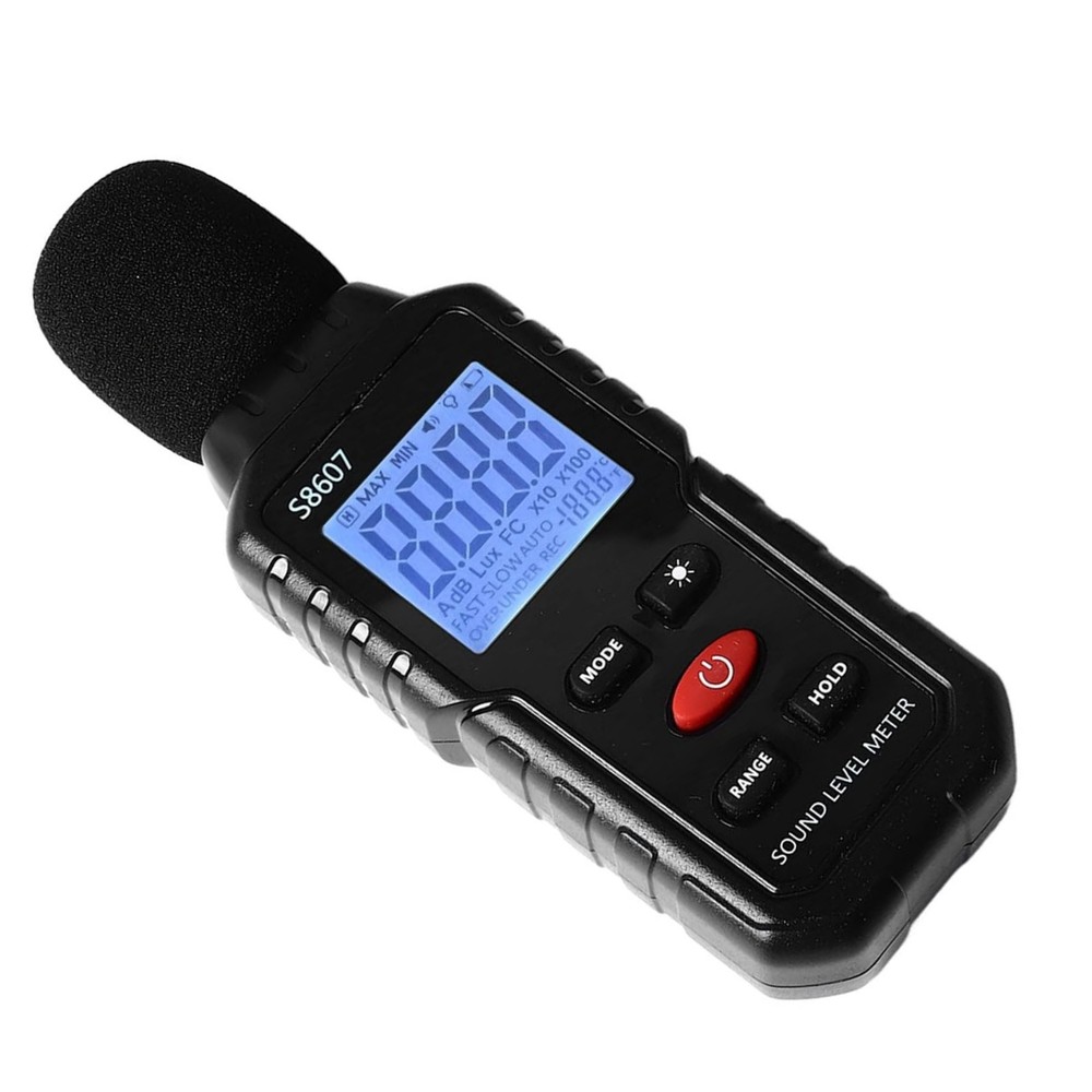Digital Sound Meter with Data Hold Function 30-130dB Measuring Range A-Weight