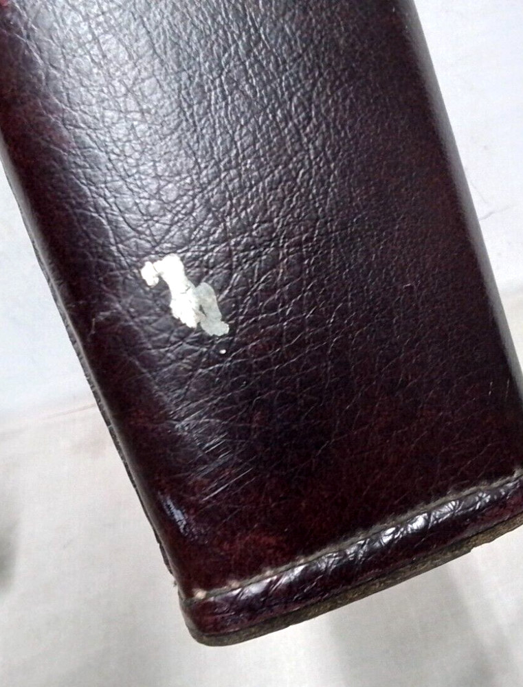 Vintage Brunswick Leather Pool Cue Hard Case