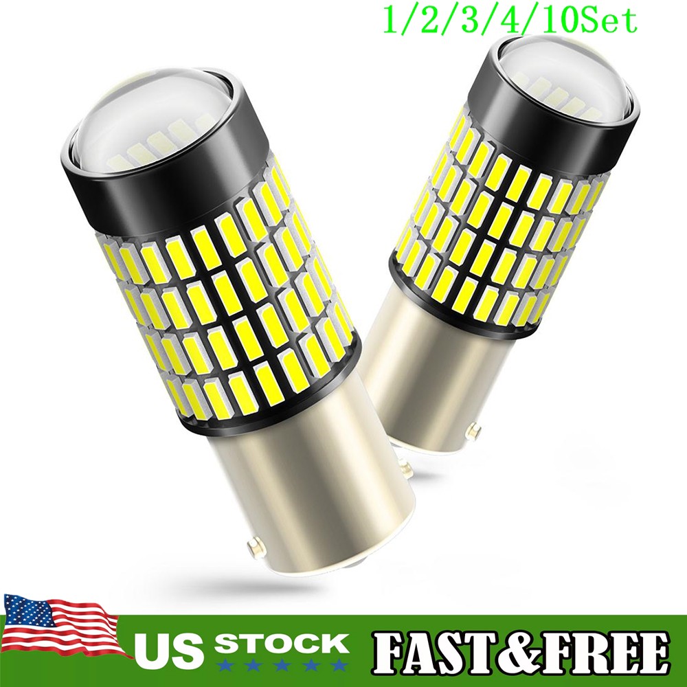 1156 LED Reverse Light Canbus Backup Bulb 6500K White Parking DRL Lamp 1~10Set