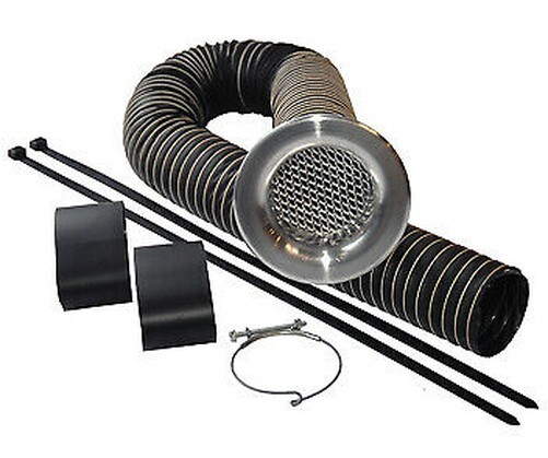 Cold Air Feed Kit 89mm Silver