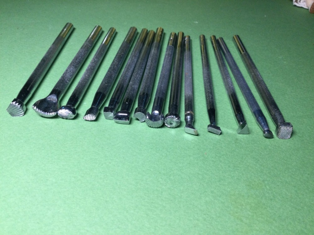 14 Different Leather Tools by Craftool -vintage