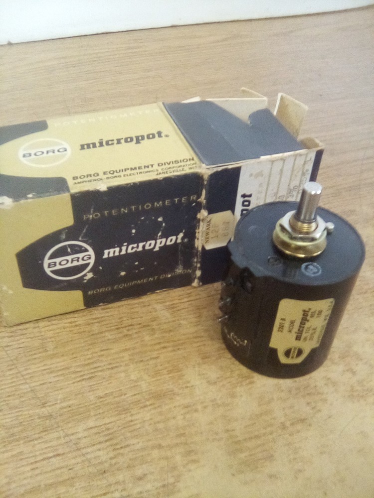 Borg Micropot 2201-B Potentiometer