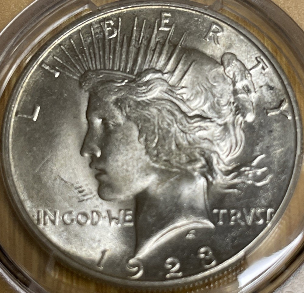 1923-S Peace Silver Dollar MS64 PCGS