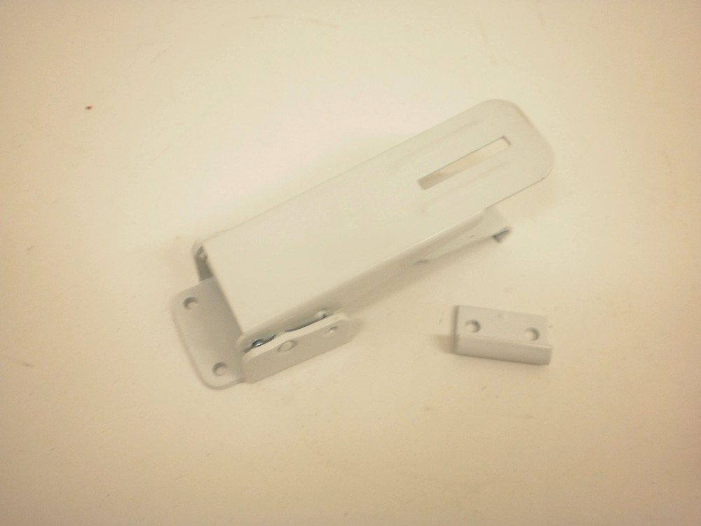 Pop Up Camper White Powder Coated Locking RV Lid Latch Snowmobile Tent