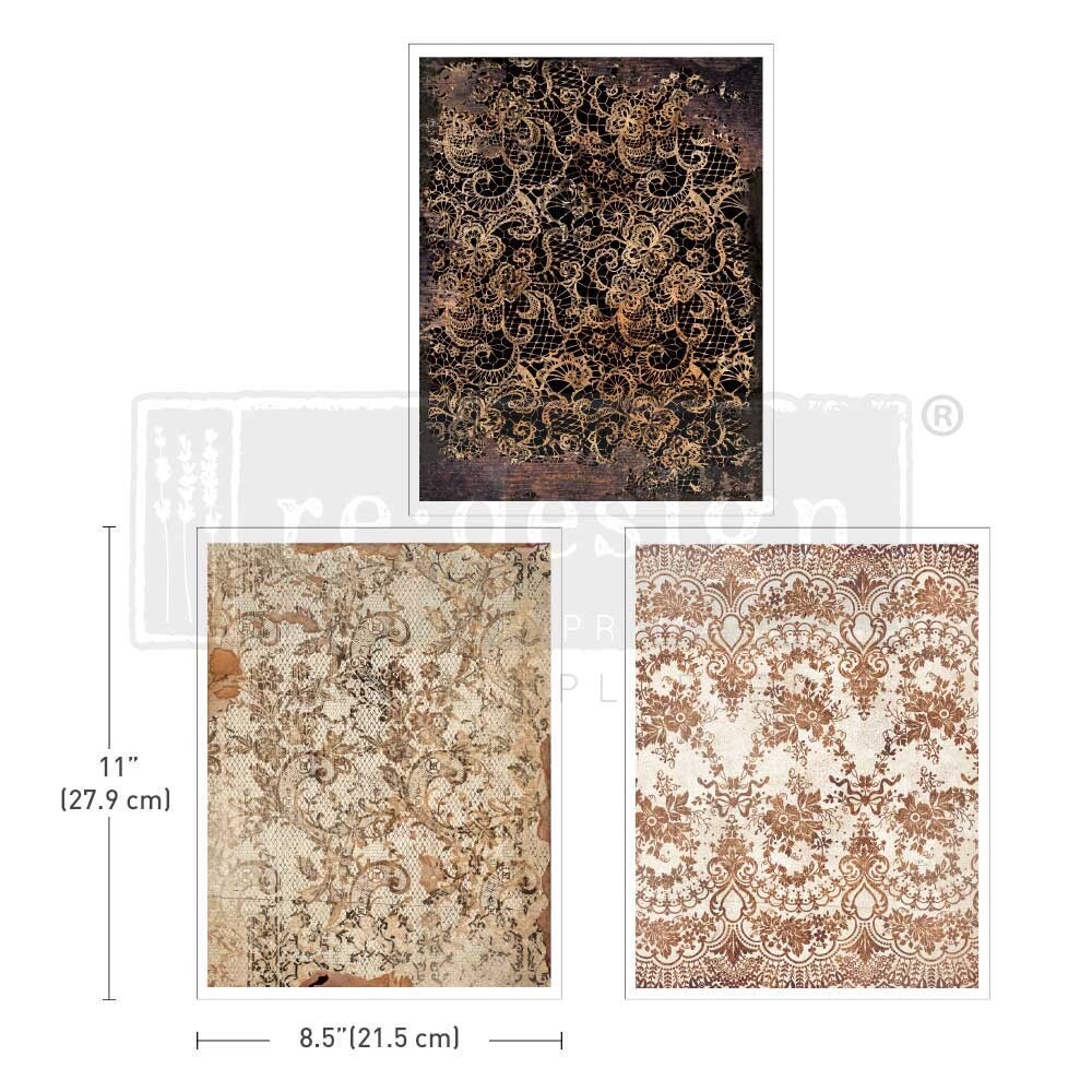 ReDesign with Prima Transfer - Delicate Lace