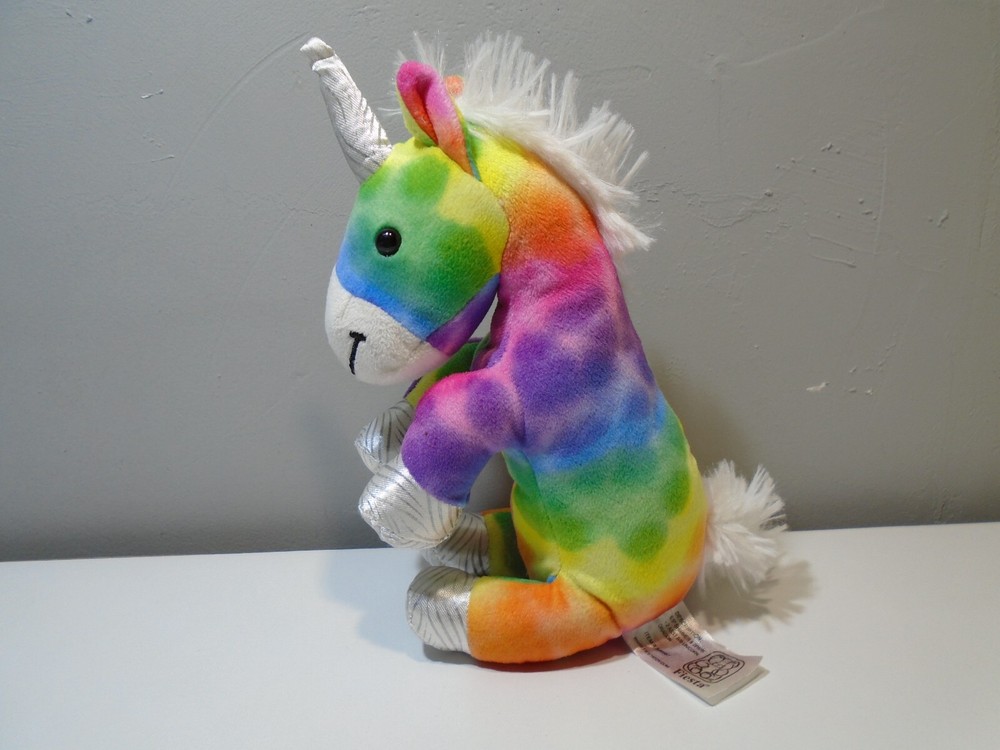 FIESTA RAINBOW COLOR UNICORN 7" PLUSH (ML77)