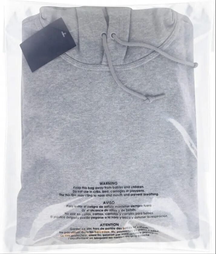 Poly Bags Suffocation Warning Clear Merchandise 1.5 mil For Amazon