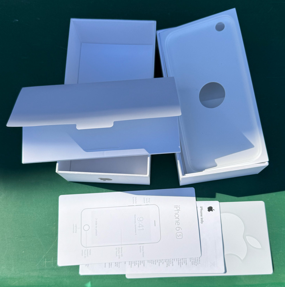 Apple iPhone 6S Original Retail Box good CONDITION - EMPTY BOX & INSERT