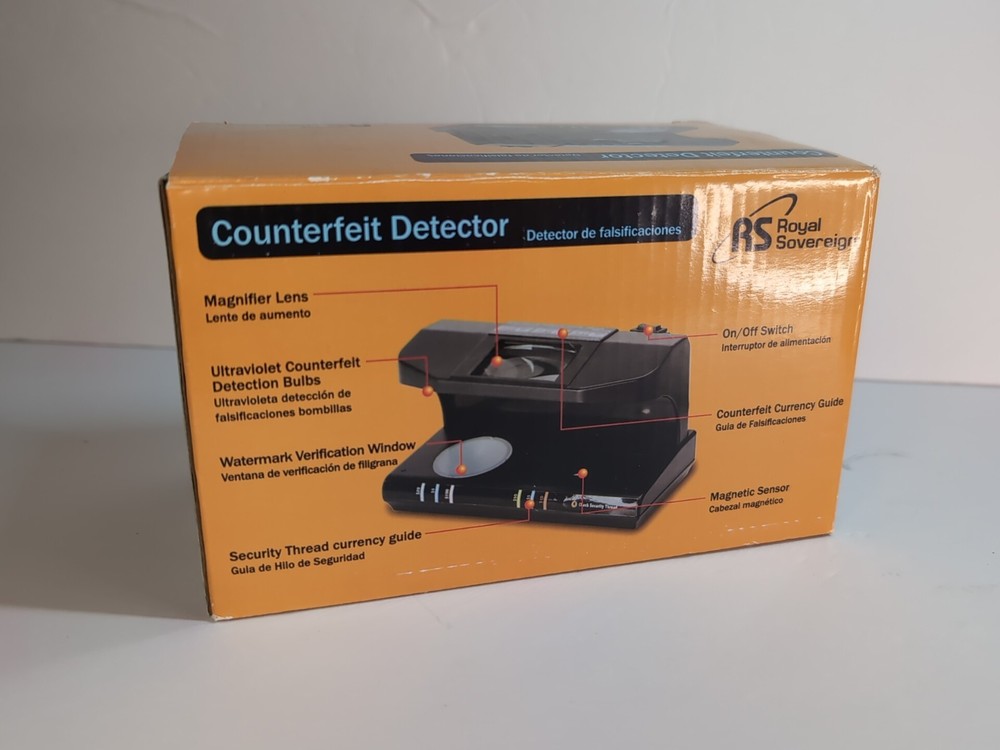 RS Royal Sovereign RCD-3 PLUS Counterfeit Detector.