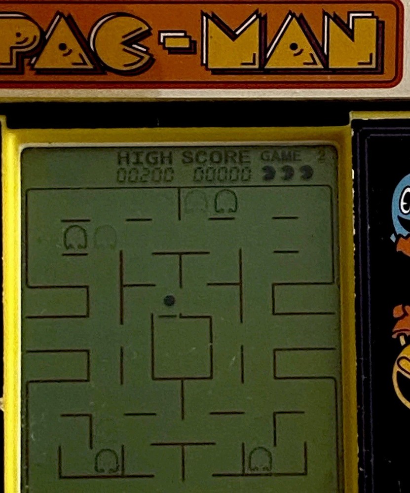 Pac-Man Handheld Classic Mini Arcade Game By Basic Fun WORKS!