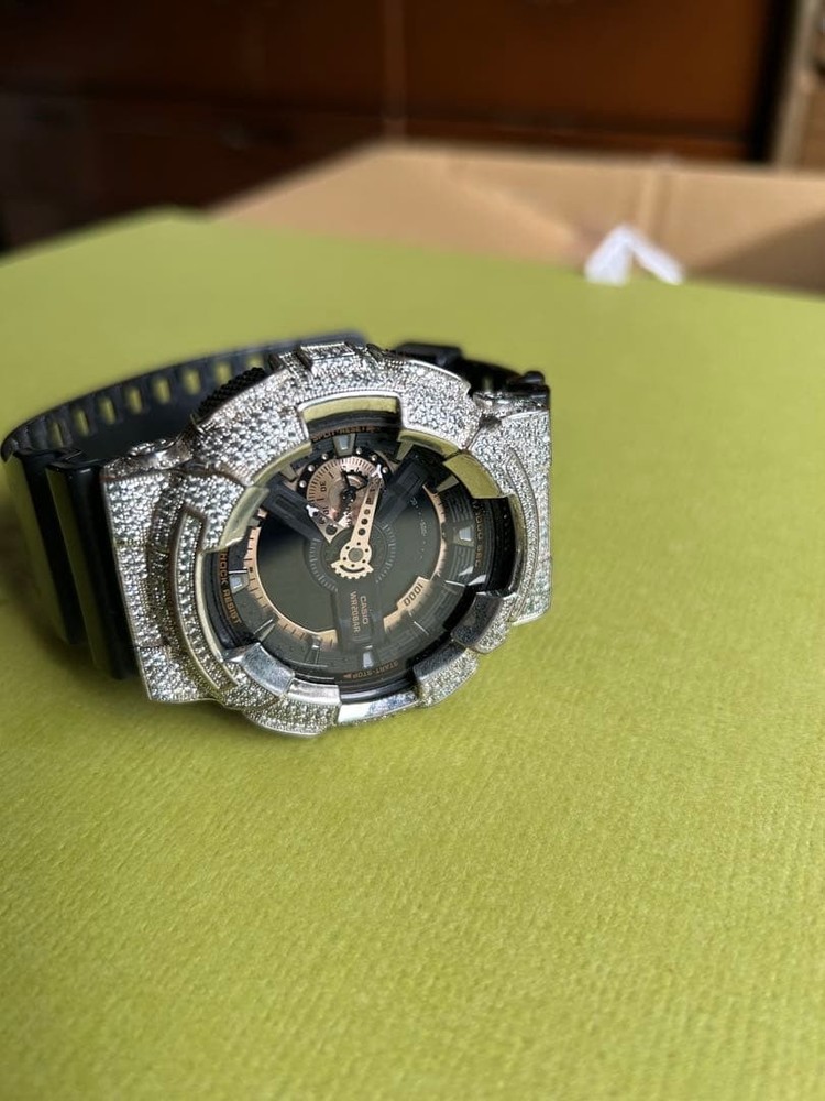 Crystal-decorated digital watch G-Shock Casio