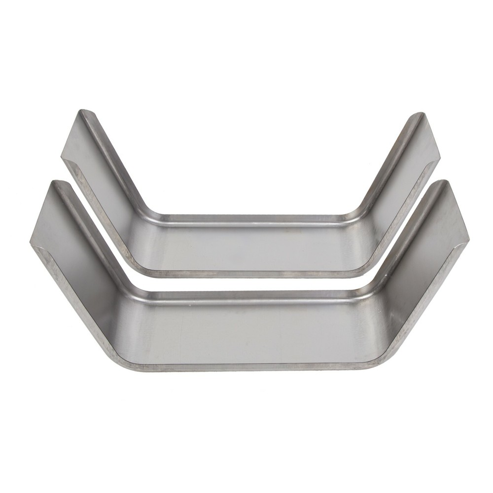 Set of 2 Square Steel Cargo Trailer Fenders Pair 14"-16" wheels 32" x 9" x 13"