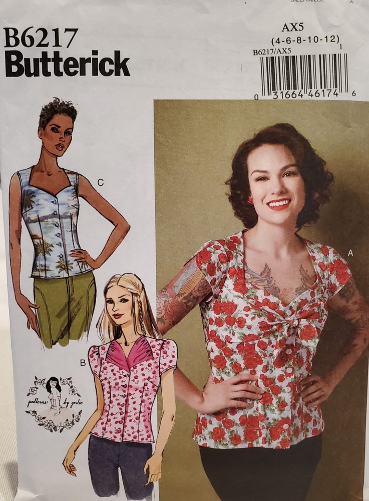 Blouse Sewing Patterns - Pick and Choose From Dropdown List