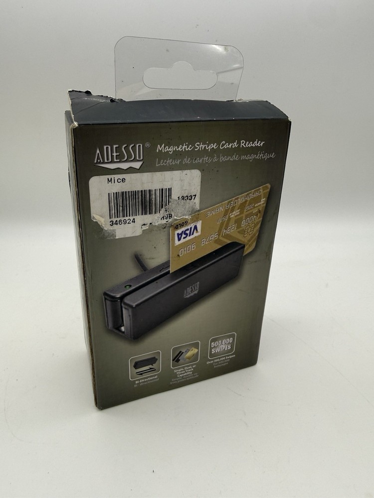 Adesso MSR-100 Magnetic Stripe Card Reader