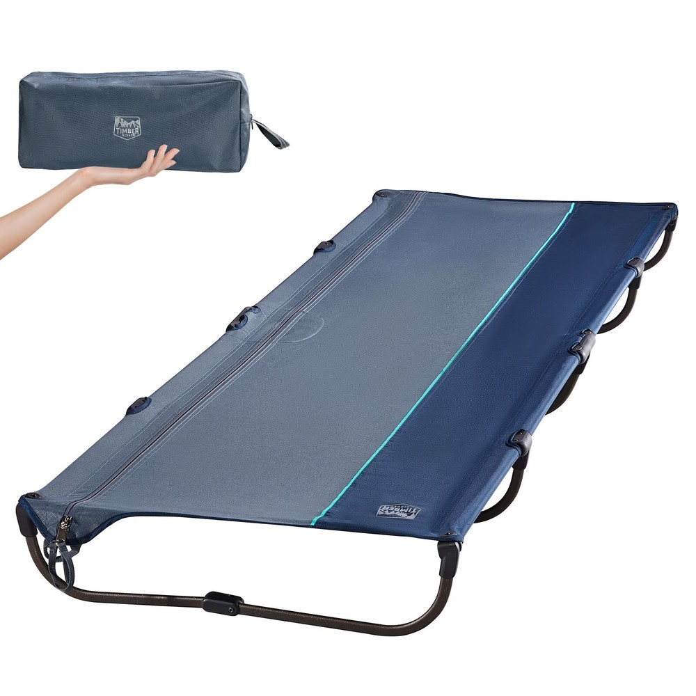 Lightweight Aluminum Camping Cot 20second Quick Setup Folding Cot With Zipper Cl