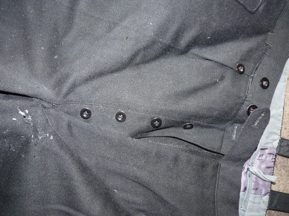Elite black pancer trousers