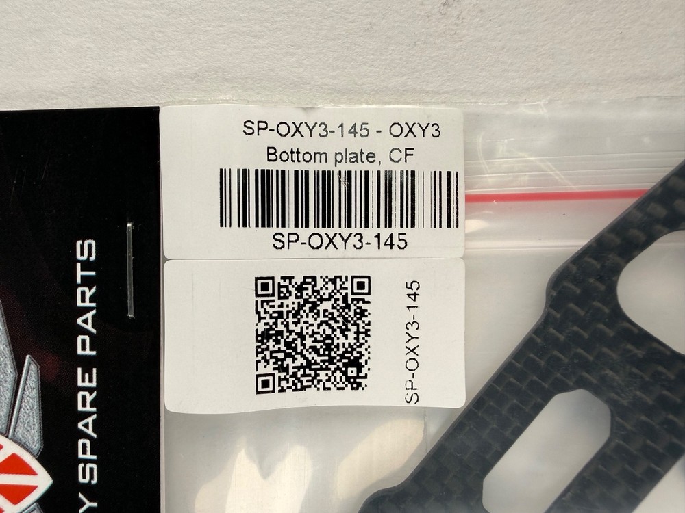 OXY HELI OXY 3 BOTTOM PLATE CF SP-OXY3-145