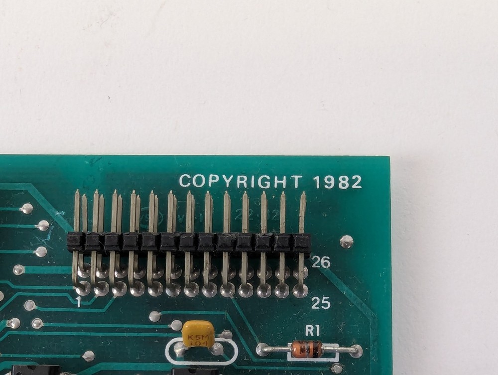 Vintage Orange Micro Grappler+ Printer Interface for Apple II - Removable ROM