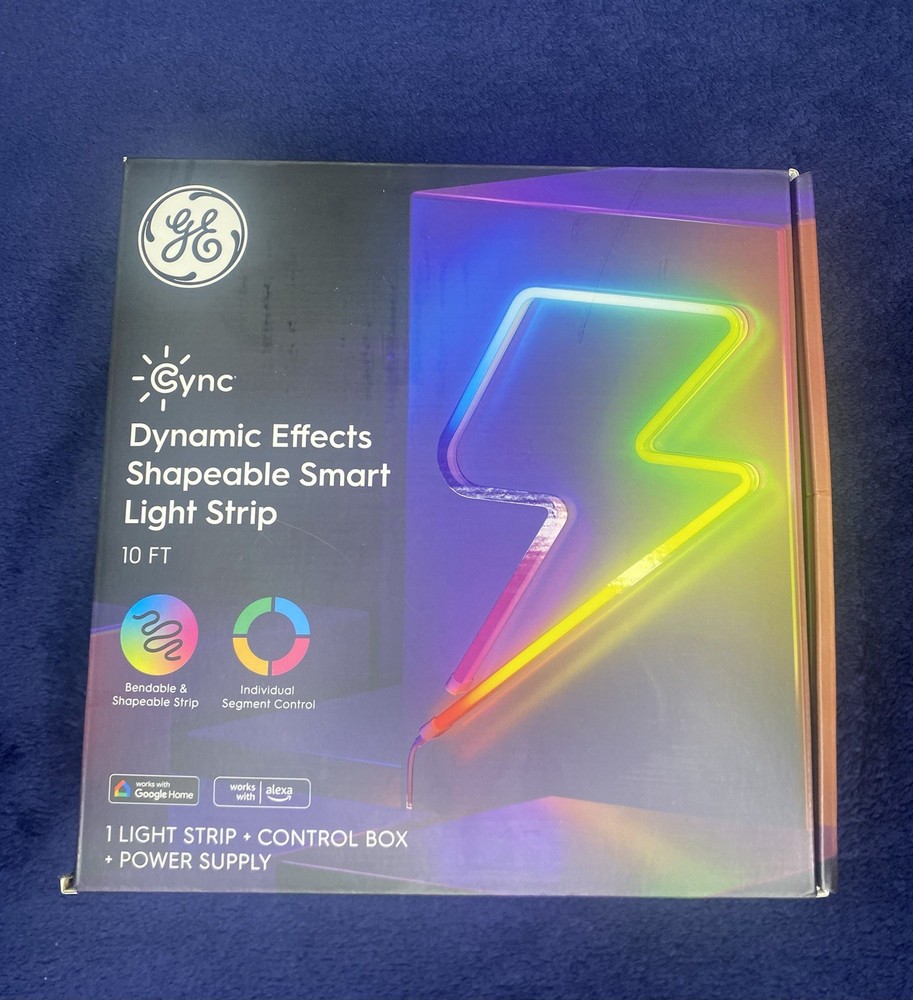 GE Cync Dynamic Effects Shapable Smart LED Light Strip - 10 ft