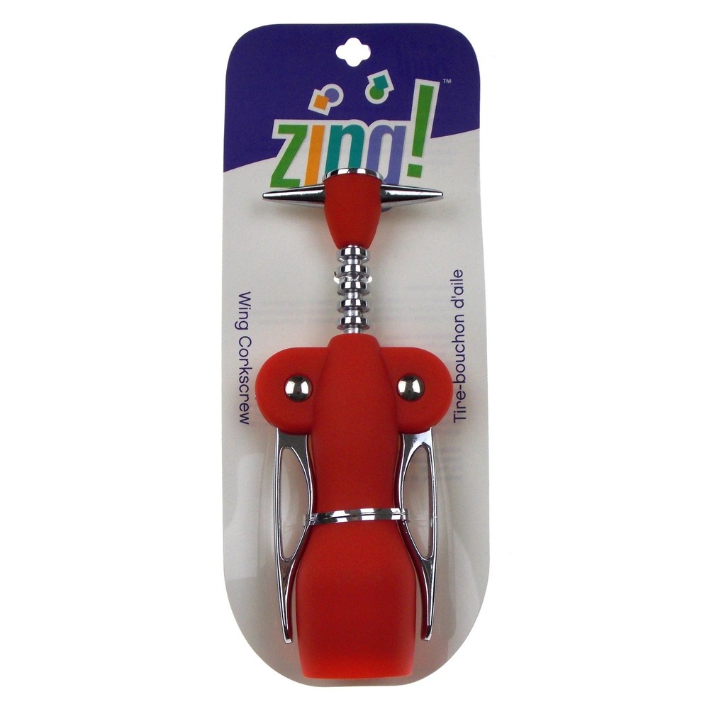 Zing Wing Corkscrew Durable Construction Soft Grip Wine Bottles Opener Choice