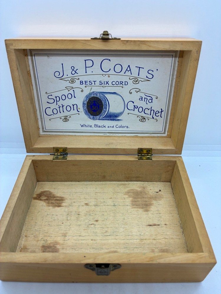 Vintage J&P Coats Sewing Box