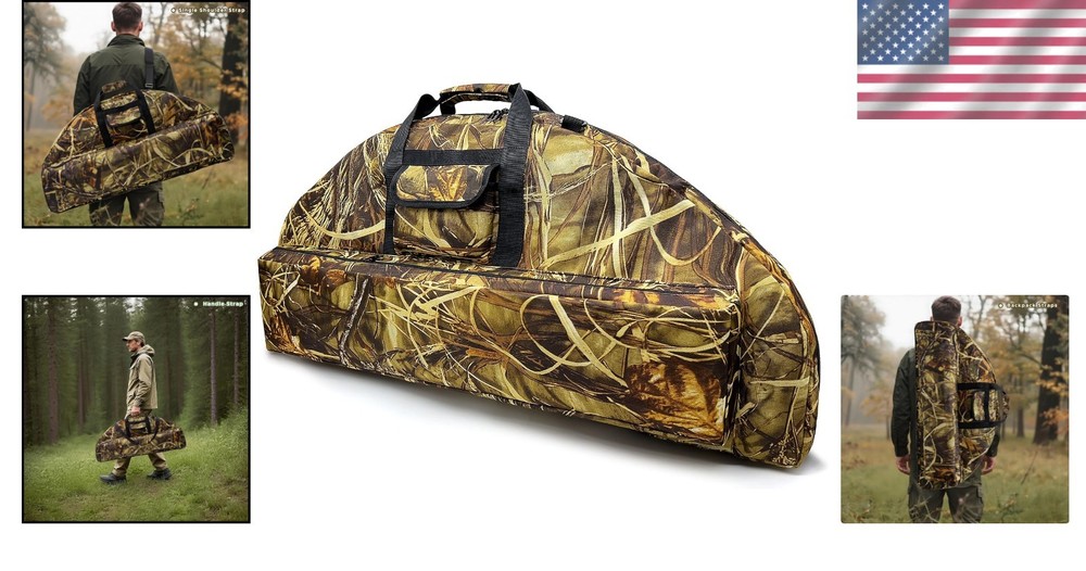 Protective Padded Bow Case with Shoulder Strap