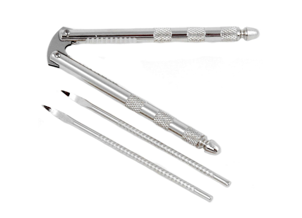 Nutcracker Tool 6.75 Inch Stainless Steel with Picks Heavy Duty Nut Cracker Set