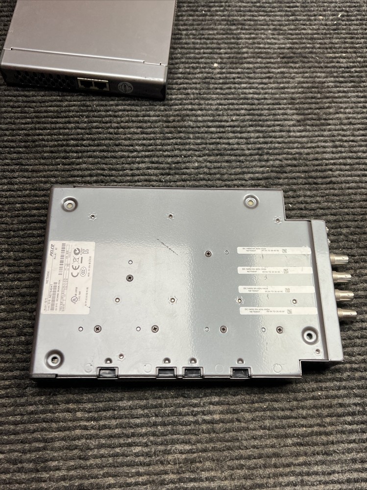 Lot of 2 Pelco NET5404T Network Video Encoder NET5404 W/ Video Analytics