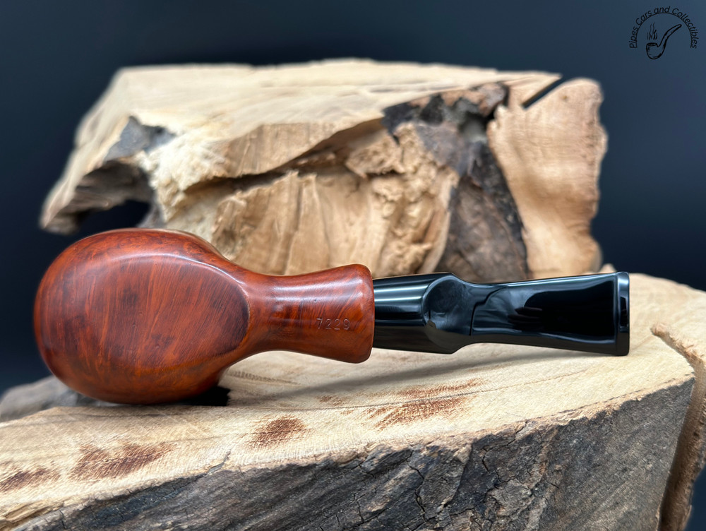 Lorenzo Studioso 7229 Smooth Bent Tomato Smoking Pipe
