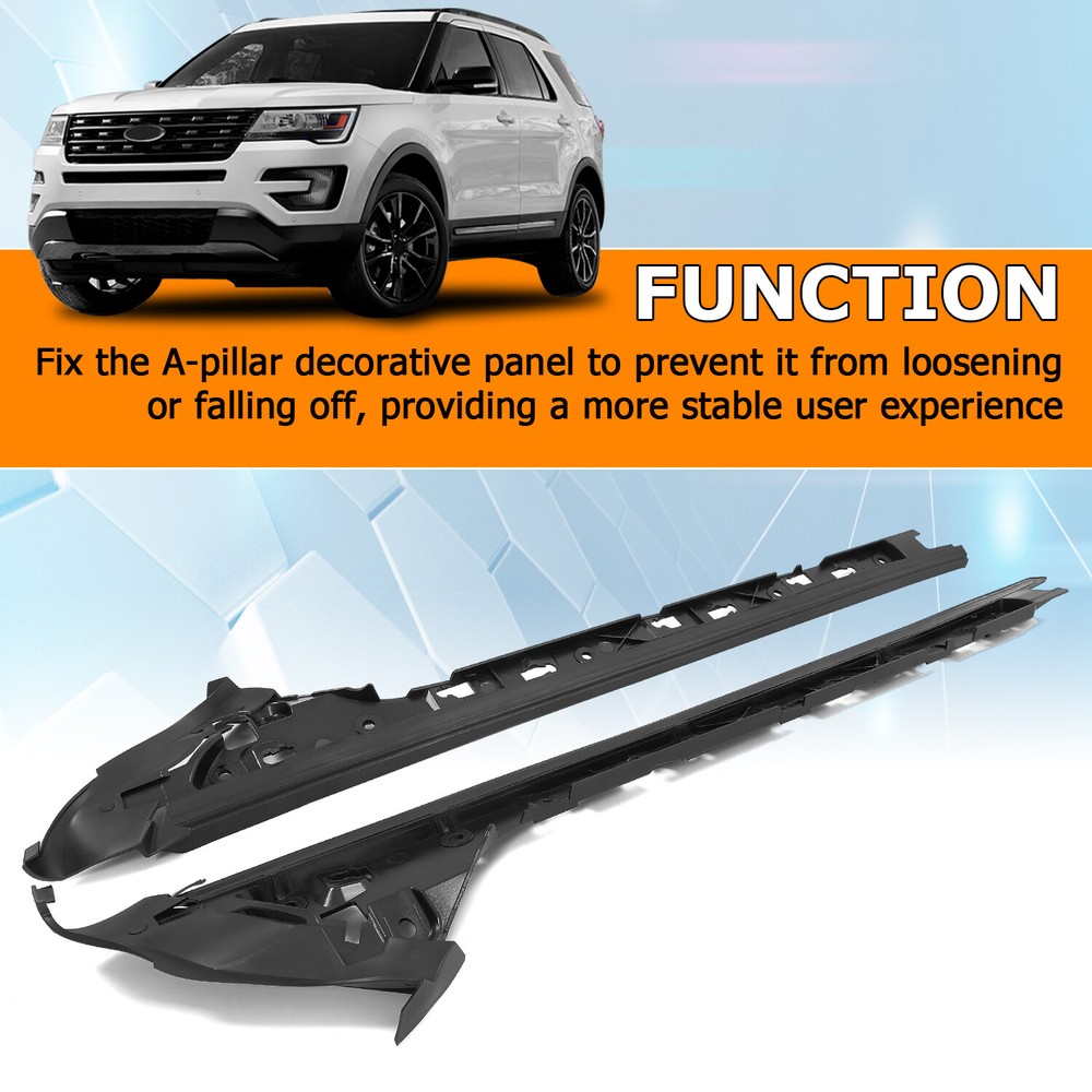 For Ford Explorer 2011-19 Windshield Inner Trim Pillar Molding Right & Left Side