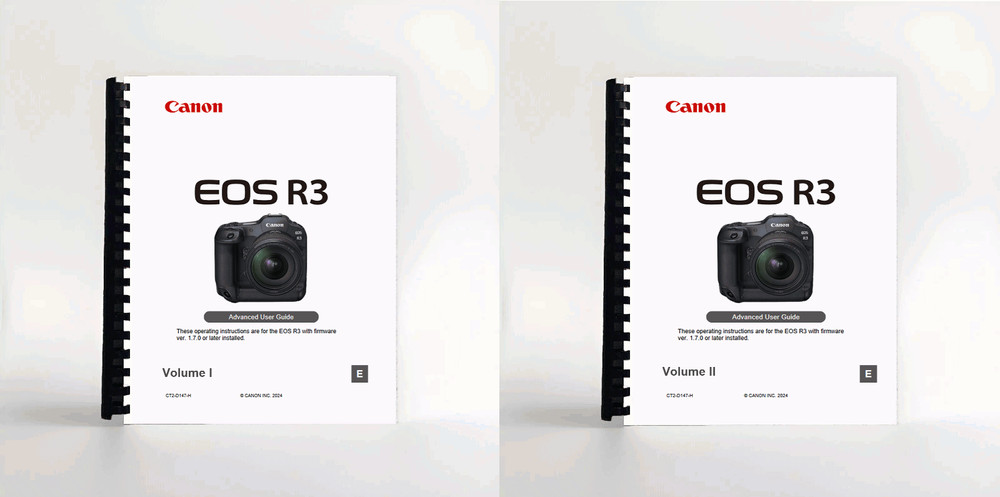 Advanced User Guide Manual for Canon EOS R3