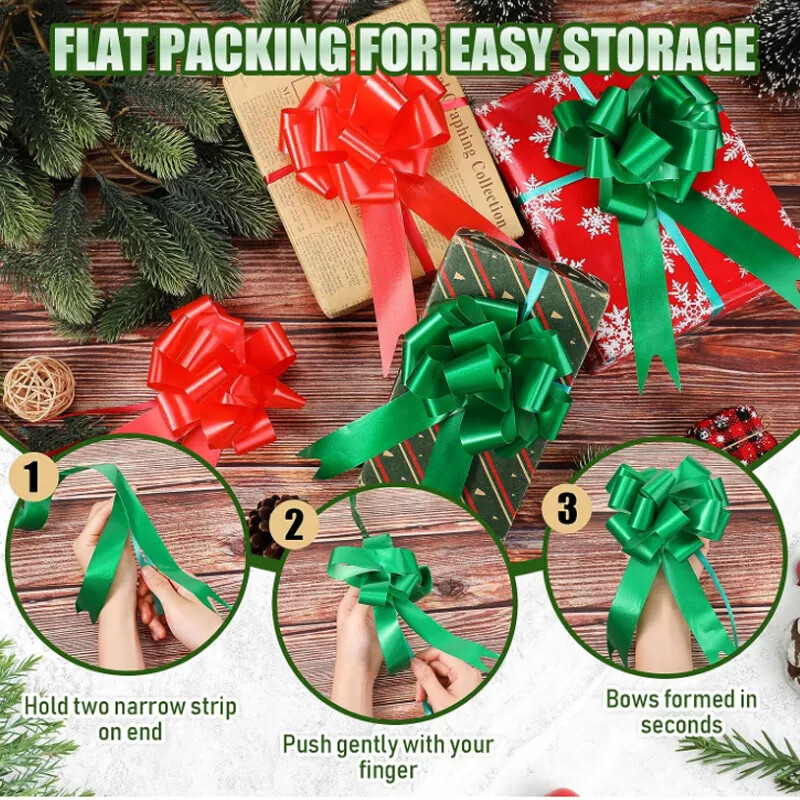 Pull Bows 12*20cm Wedding Car Gift Wrap Ribbon Decorations Florist WATERPROOF