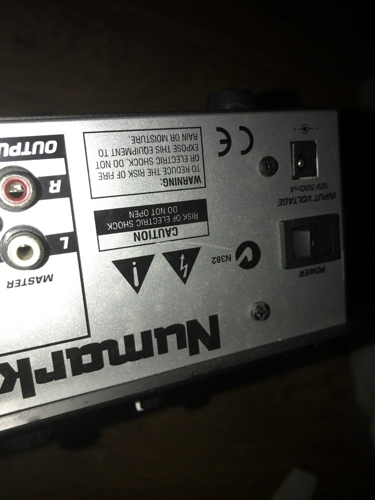 Numark DM 1050 DJ mixer 2 Channel Untested Only