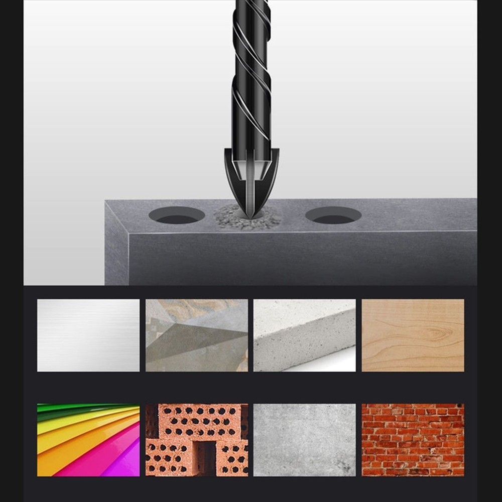 Tile Drill Bit 6mm Sharpened For Tile Brick Glass Kit Marble Mirrors Set Tools