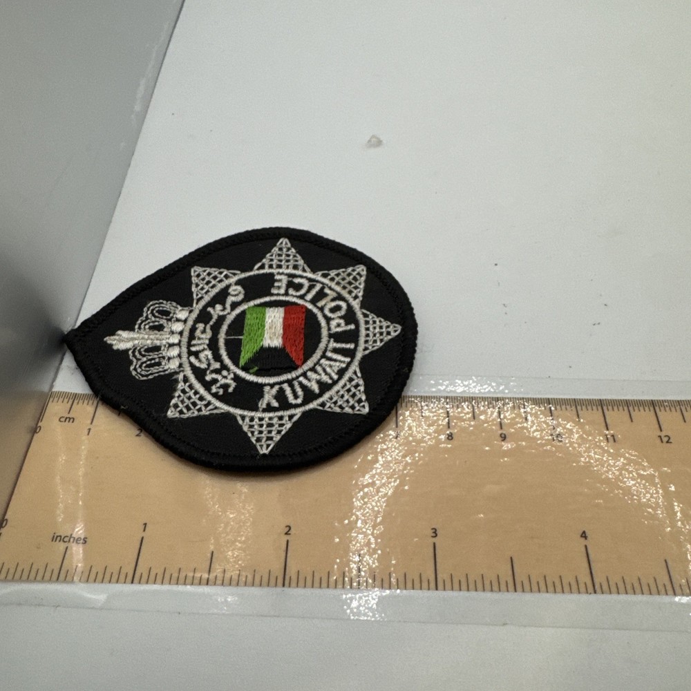 KUWAIT POLICE PATCH FORCE POLICIA EMBROIDERED PATCH