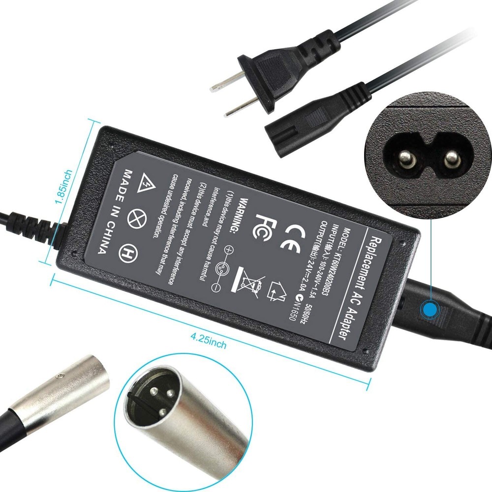 24V 2A Adapter Charger for Pride Mobility (EA1065 replacement)