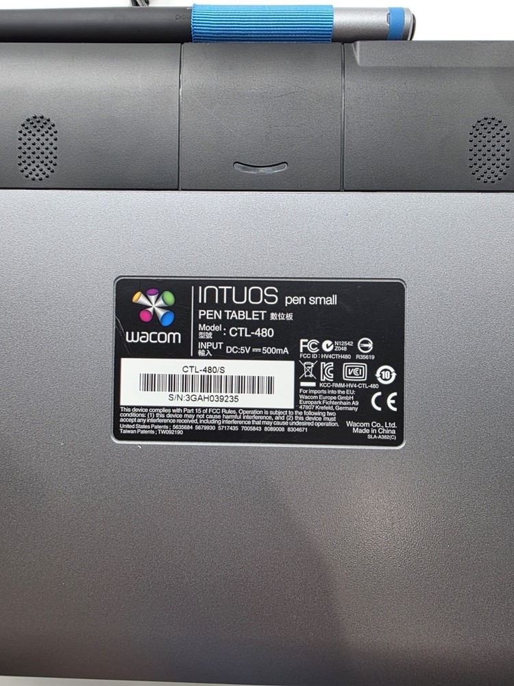 WACOM INTUOS PEN SMALL Creative Pen Tablet CTL-480