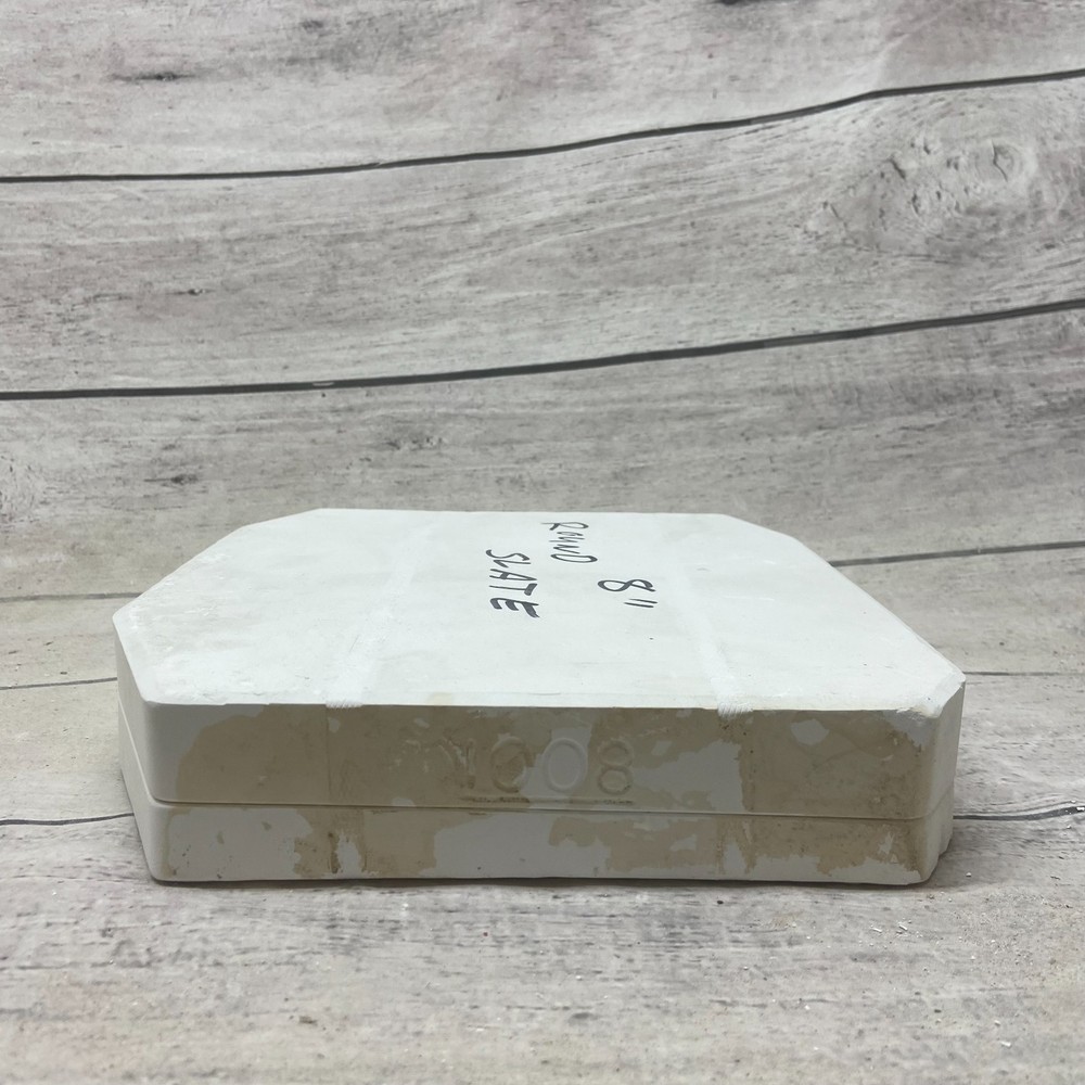 2004 Riverview Ceramic Casting Mold Round Slate 8" #1008
