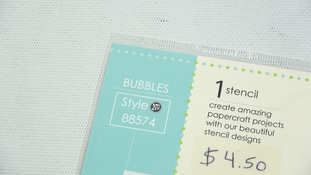 2014 Memory Box Texture Designer Stencil Bubbles 88574
