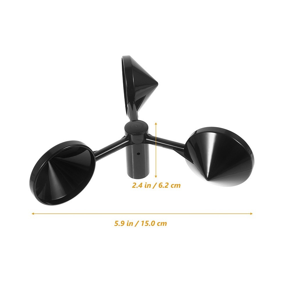 2Pcs Replacement Wind Cup Wind Cup Anemometer Wind-Speed Sensor Anemometer