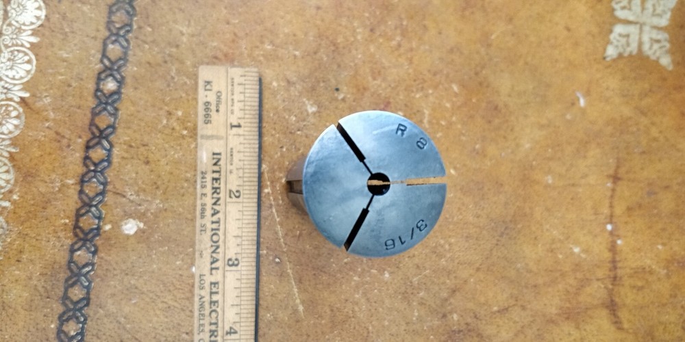 Rama - R8 - collet 3/16" --Internal Threads
