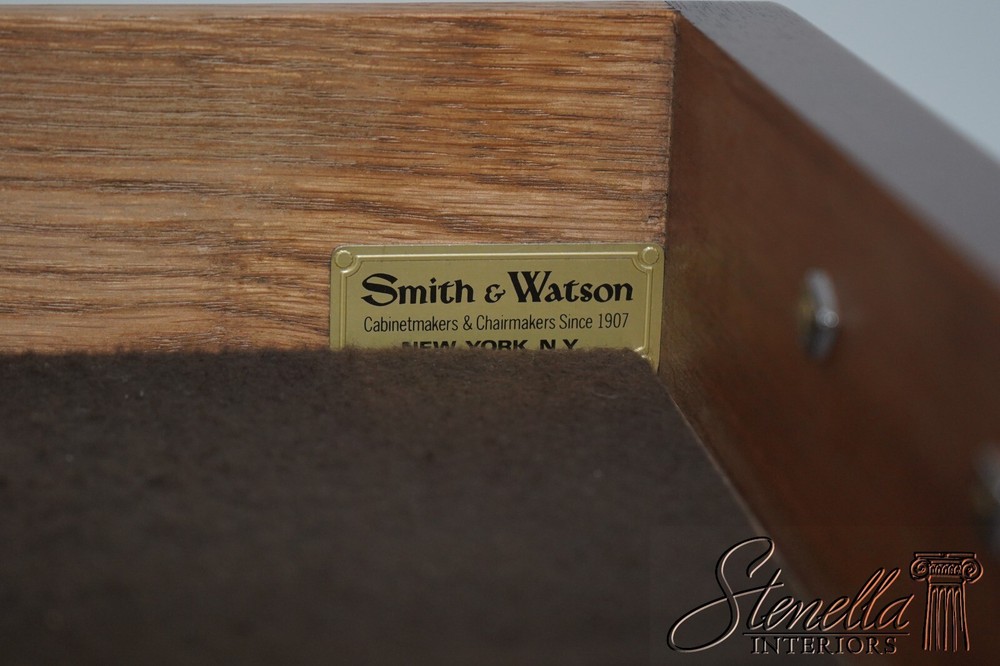 L62569EC: SMITH & WATSON Flip Top Mahogany Server Cart
