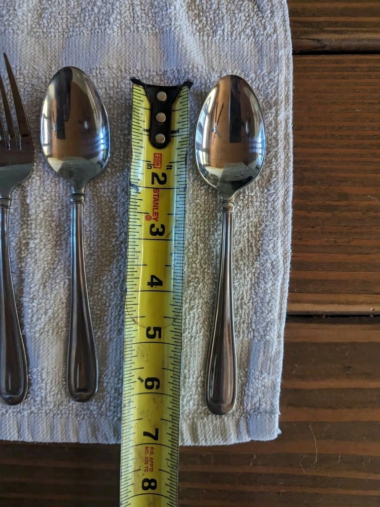 Cambridge ALLURE Stainless Flatware 6 Piece Set Forks & Spoons Silverware