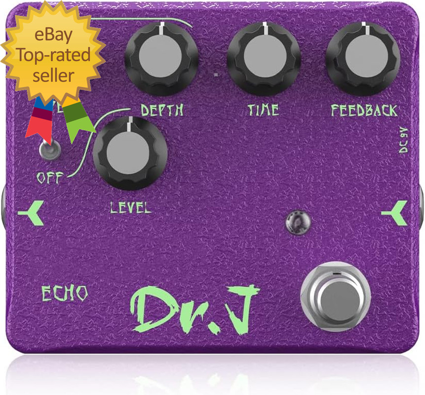 Delay Pedal Echoes Digital Multi Delay Pedal with Modulation