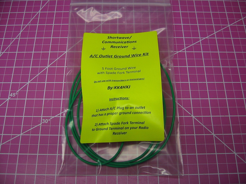 Ground Wire/ Listening/Svc Ground - Shortwave/Communication Receiver - Basic