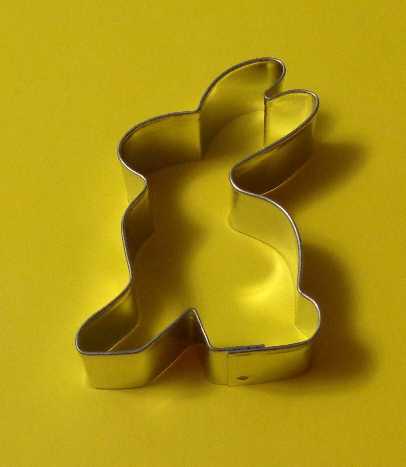 New Tin Easter Bunny/Rabbit Side Facing Small Cookie Cutter