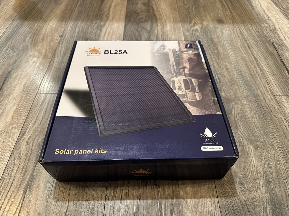 Trail Camera Solar Panel - 25000mAh Capacity Charging Kit IP66